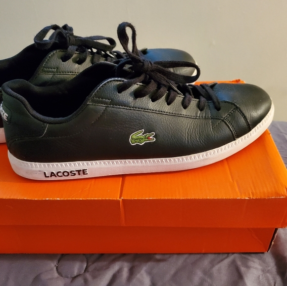 Lacoste Other - 🥳 Host Pick!!!!🥳 Mens Leather Lacoste sneakers